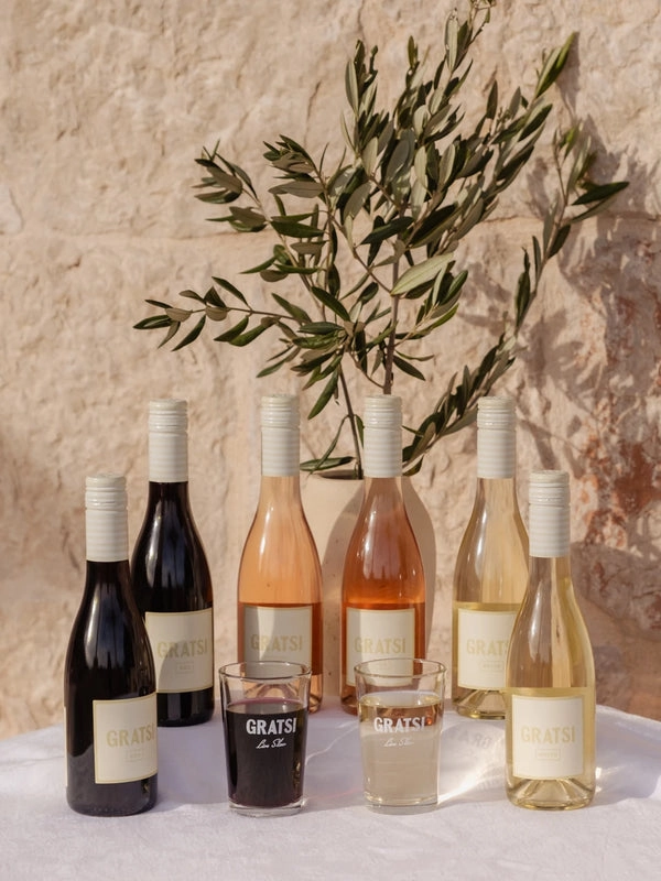 Wine Sampler Kit: Half Bottles + Glasses