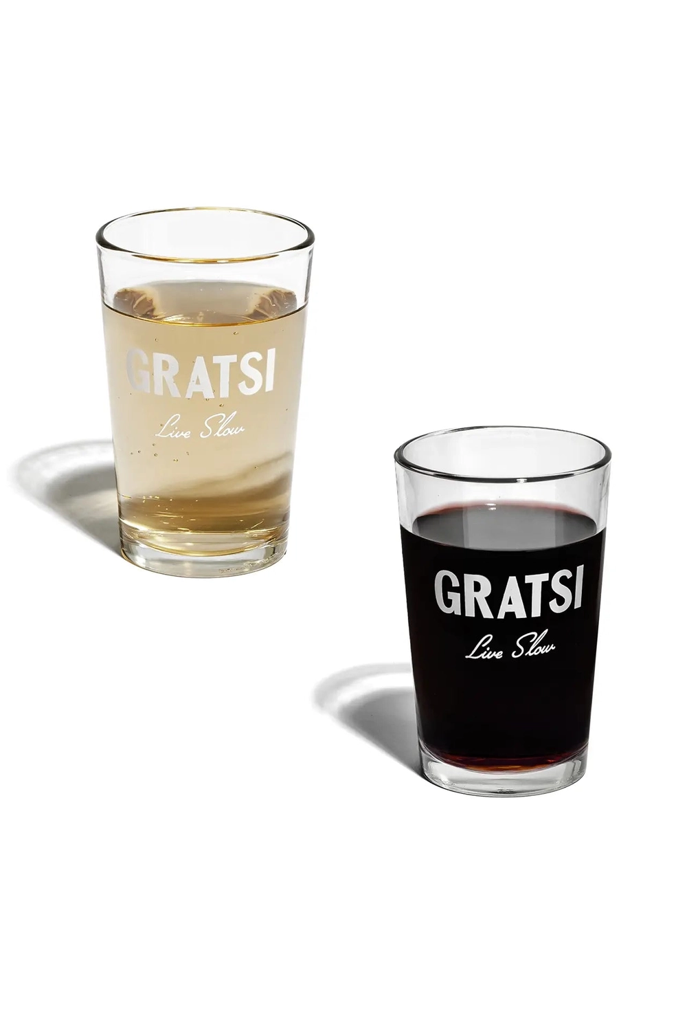Bàcaro wine glasses on a table